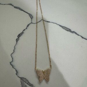 Gold Butterfly Necklace